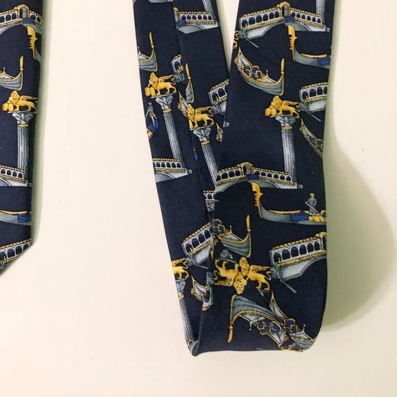 Antiche Seterie Fiorentine Silk  Tie Necktie Made In Italy - Picture 11 of 13